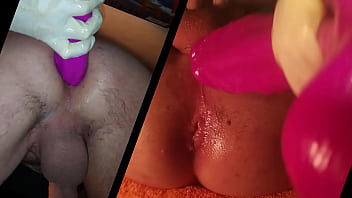 Preview 3 of Mexican Big Boobs - Anal gape training big dildo