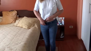 Preview 2 of Bulgarian Amateur Gypsy Solo - Stepbrother shows me his big cock and asks me to have sex,  I start to get excited and accept