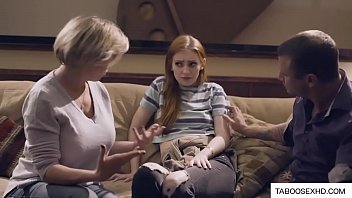 Preview 1 of Sex Nun Oil - Family swap - teen sex