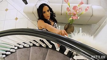 Preview 1 of Barro Legal - Big Tit Maid Gives Her Boss A Blowjob And He Returns The Favor By Fucking Her Tight Pussy