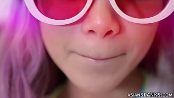 Preview 1 of Mvintage Xxx - Vina Sky Teen at Play Machine: AsianSpanks.com