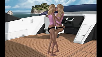 Preview 1 of Sunny Condom Se Chudai Video - Twins Blonde Lesbians