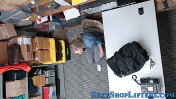 Preview 1 of Full Japanese Lesbian Film - Skinny blonde shoplifter