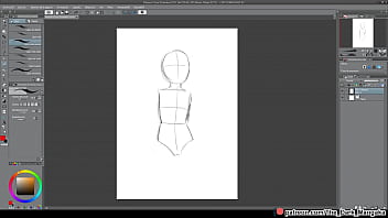 Preview 1 of Unage Small - Speed Drawing - Female Ranma