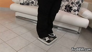 Preview 1 of First Bisex - Desperate Plumper Rescued by a Pervert and Rewards Him with Sex