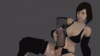 Preview 2 of Penoy Gay Porn - FUTA GIRL MASTURBATING WITH SEX TOY,  FLUID SIMULATION BY OPTICONSTUDIOS