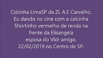 Preview 1 of Jax Hd - Cdzinha LimaSP Dando com a calcinha shortinho vermelho da Li esp do Vldr amigo 22022019