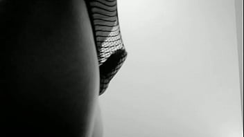 Preview 3 of Sister Forc Xnxx Brother - Fishnet onesie wank
