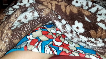 Preview 2 of Sex Baby School - My stepsister massages my legs,  and I secretly masturbate under the blanket from her - Lesbian Illusion Girls