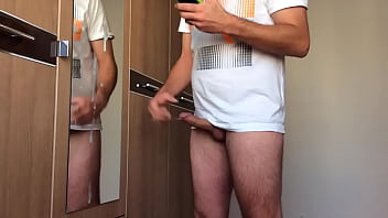 Preview 4 of My Analx Fuck - huge cumshot on mirror