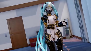 Preview 4 of Maria Blumencron - MMD   R18 Knights type Hatsune Miku