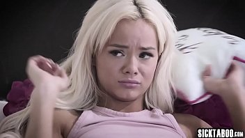 Preview 2 of King Chile Sharon - Sexy tattooed petite blonde teen fucked by a stepbro