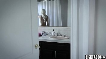Preview 1 of King Chile Sharon - Sexy tattooed petite blonde teen fucked by a stepbro