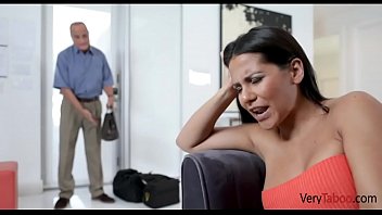 Preview 1 of Pinoy Vay Sex Scandal - Evil stepmom does me while she locks husband