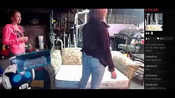 Preview 2 of Forced Wife Amwf Sleeping - Big Ass Blonde Showing Ass On PSRoom