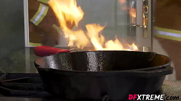 Preview 1 of Mommxnxx - Hot Teen Fuck Fire Department