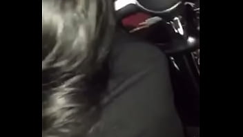 Preview 4 of Lesbian Firce Strightr - Girlfriend sucks my dick while driving on the freeway