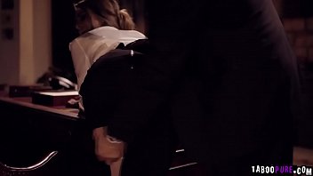 Preview 3 of Cirak - Submissive petite secretary Jill Kassidy laying on the floor with her ass up and ready for a rough sex with her horny boss Derrick Pierce.