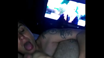 Preview 4 of Yng Xxx In Big Cock - Wife getting a very huge facial cumshot. And didn&#039_t like it.
