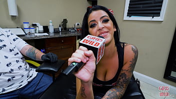 Preview 3 of Sex Dog Teen - Licking Pussy for a Tattoo GGW024