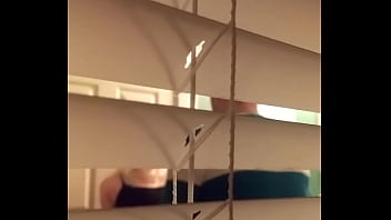 Preview 2 of Boss With Bbw Secretary - Voyeur Caught them fucking in the bathroom while h. up Christmas lights