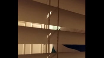 Preview 1 of Boss With Bbw Secretary - Voyeur Caught them fucking in the bathroom while h. up Christmas lights