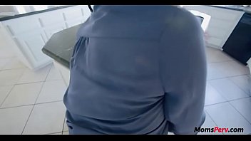 Preview 4 of Roommate Bathroom - stepMOM&#039_s TITS ARE REALLY TALENTED