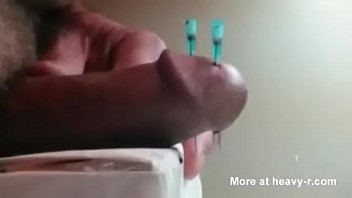 Preview 3 of Hd Toup - Cock used as pin cushion