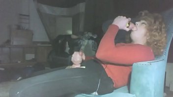 Preview 3 of Dbm Six Pack - Transvestite mshead swallowing 8 inch vibrating cock til she cums
