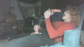 Preview 4 of Dbm Six Pack - Transvestite mshead swallowing 8 inch vibrating cock til she cums