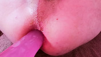 Preview 3 of Bbc Cuming Mouth - My first time on my new dildo part 2
