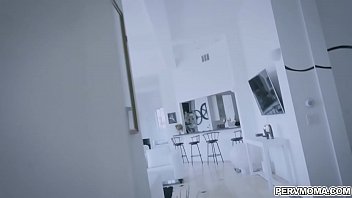 Preview 1 of Fat Koren Porn - Horny stepmom goes on playing herself until stepson saw her!