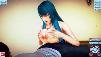 Preview 4 of Small Breast Teens - Honey Select - Sarutobi Yuuki 3D Blue Haired Beauty