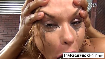 Preview 3 of Pink Web - Katja Kassin gets face fucked