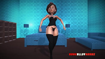 Preview 2 of Kids Only - SEXIN HELEN JUICY 3D ASS