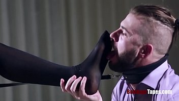 Preview 3 of Www Enda Xxx - Black Dominatrix Puts Her White Man On A Leash