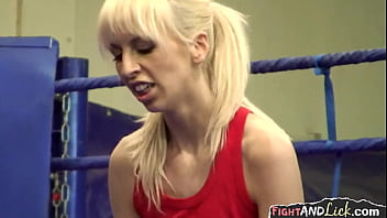 Preview 2 of Beauty Wife Swap - Hair pulling lesbians make up with oral