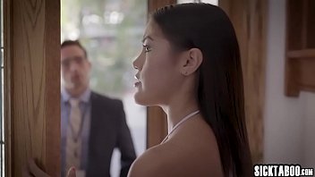 Preview 1 of True Sex Cam - Petite Asian with big tits hard fucked and blowjob