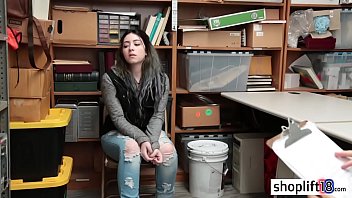 Preview 1 of Toes Worship - Sexy big tits brunette teen fucked by a corrupt cop