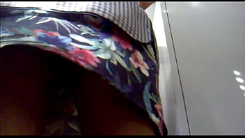 Preview 4 of Piss In Swimsuit - under skirt 1