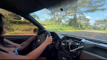 Preview 1 of Amateur Arab Couple - Seduciendo al instructor de manejo para aprobar mi examen de conduccion y obtener mi licencia Thalia restrepo-Felipe romero