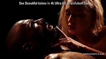 Preview 2 of Tunisie Shemale - Sweaty teen blonde makes loves to her black husband