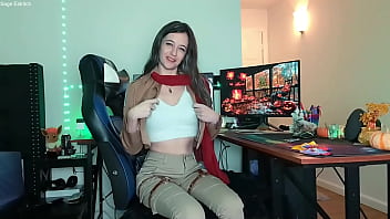 Preview 1 of Plexible Anal - Trick &amp_ Treat on Halloween with Sage Eldritch: Butthole Footjob with Shrink Vore