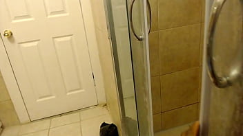 Preview 1 of Milf Syren De Mer Solo - Thick Ebony Bubble Butt In The Shower