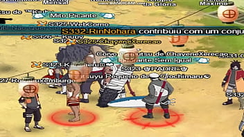 Preview 2 of Saxcy Com - GARRAS DAS AGUAS SAFADINHA DANDO PRA NEGOES DA POMBONA NO JOGO NARUTO ONLINE.