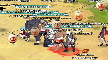 Preview 1 of Saxcy Com - GARRAS DAS AGUAS SAFADINHA DANDO PRA NEGOES DA POMBONA NO JOGO NARUTO ONLINE.