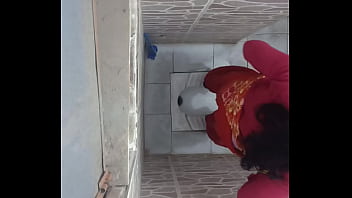 Preview 3 of Share Wife Sale - Maid Peeing - Caught On SpyCam