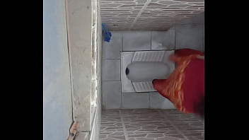 Preview 1 of Share Wife Sale - Maid Peeing - Caught On SpyCam