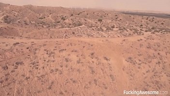 Preview 1 of Blonde Milf In Parody Video - Fucking Awesome - Desert Love With Gabriella Paltrova