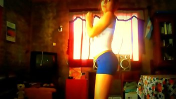 Preview 2 of Hd Anal Lesbians - Ciim Cabj  Bailando en su casa